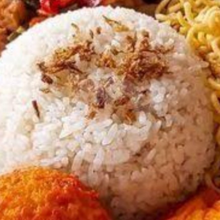 nasi campur telur