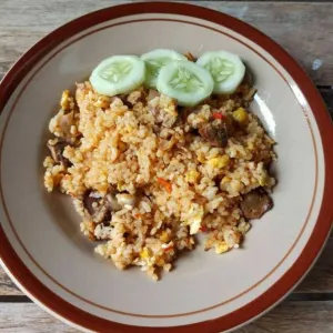 nasi goreng ati ampela ala warmindo 