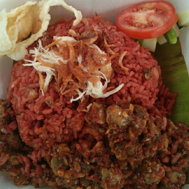 nasi goreng merah sambel kerang