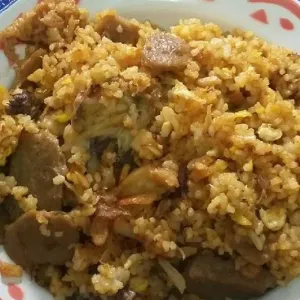 nasi goreng sosis ala warmindo