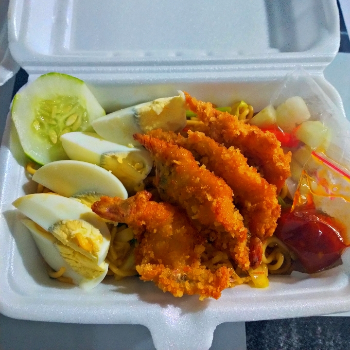 nasi goreng udang katsu