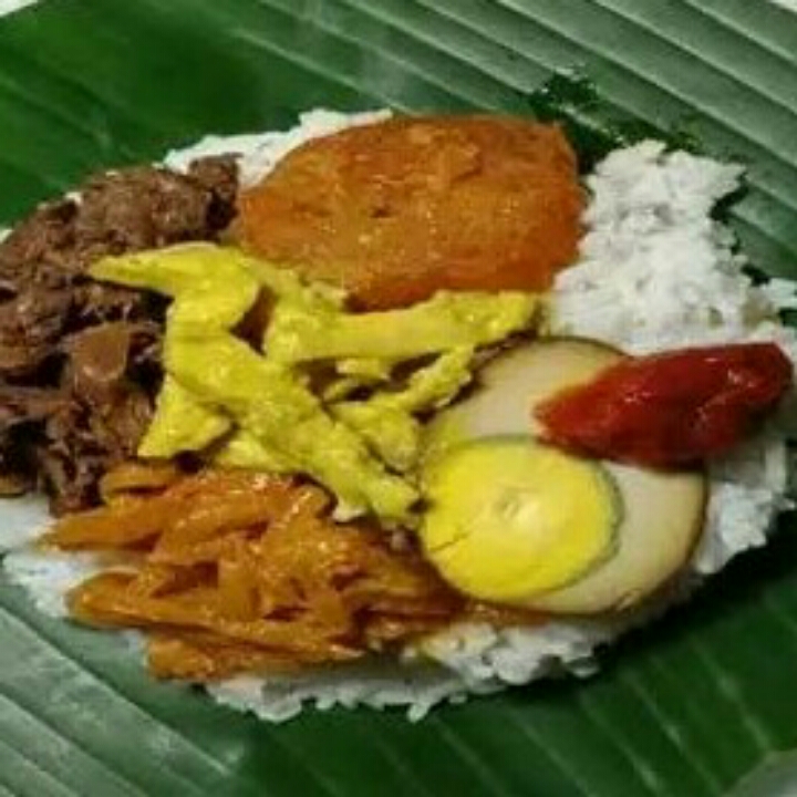 nasi gudeg biasa