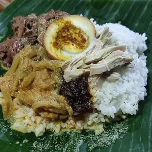 nasi gudeg telur 1 atau 2