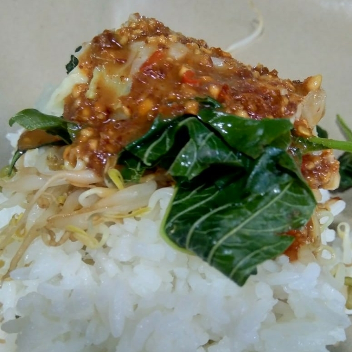 nasi pecel telur 2