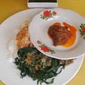 nasi rendang sayur sambel