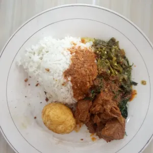 nasi telor bulat