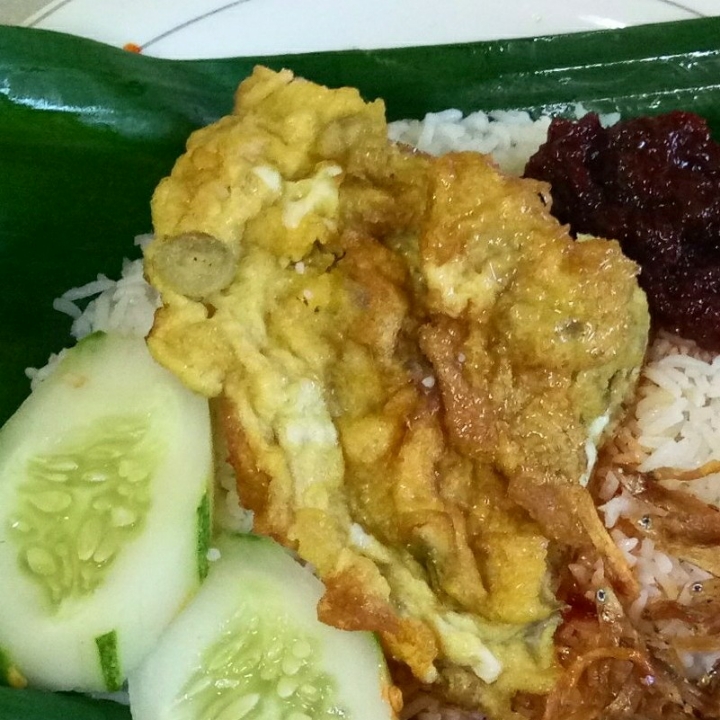 nasi telur dadar