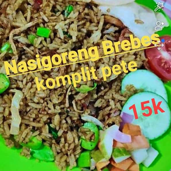 nasigoreng brebes komplit pete