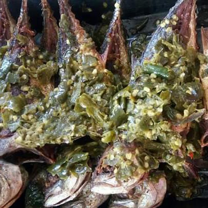 nasiramas ikan goreng lado ijo