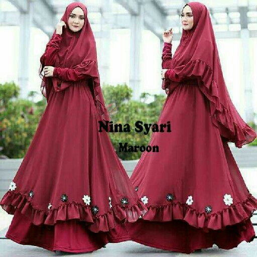 nina syari maroon 