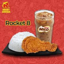 paket 8 Nasi + Paha bawah + Milo 