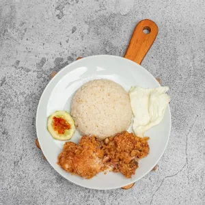 paket ayam geprek sambal merah