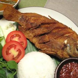 paket ikan nila goreng