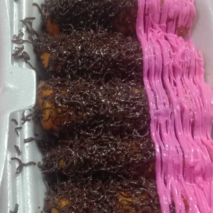 pisang crispy coklat strawberry glas