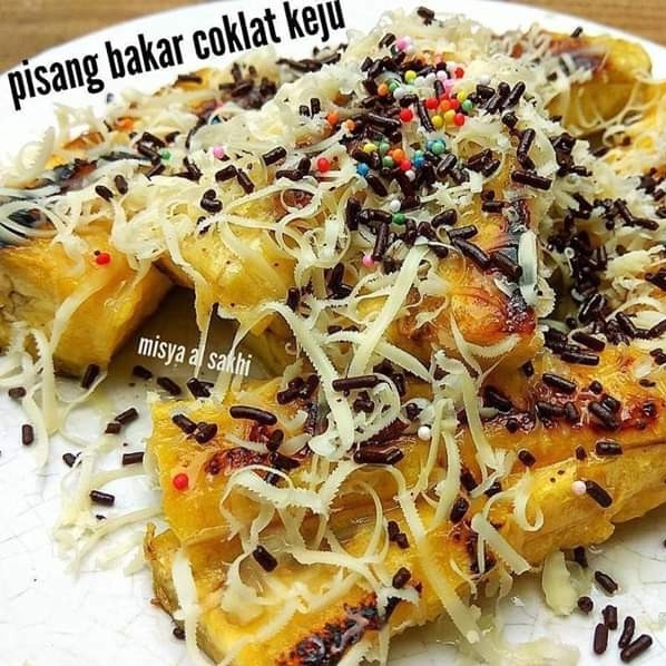 pisang goreng atau bakar coklat keju