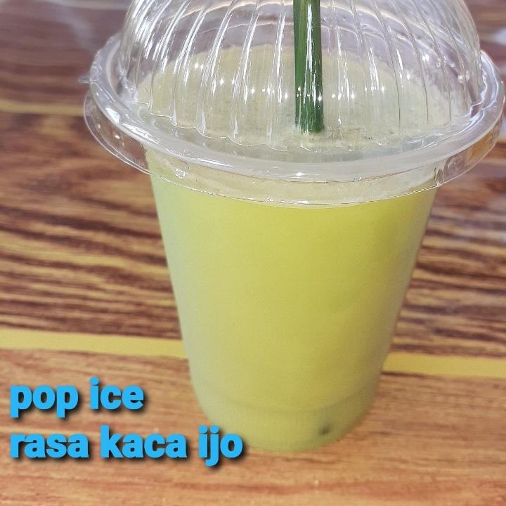 pop ice kacang ijo 