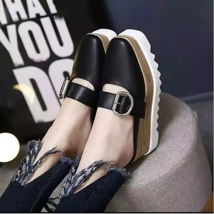 pretty woman wedges slip on wanita WD0023