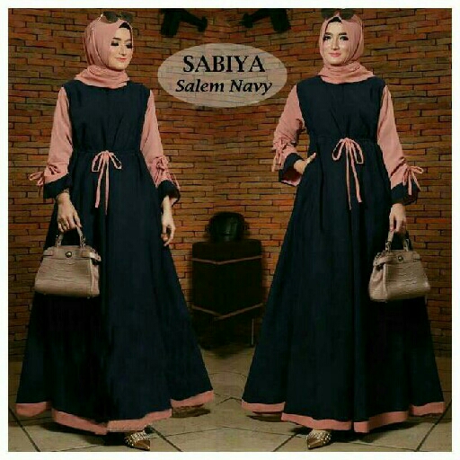 ready sabiya syari salem navy