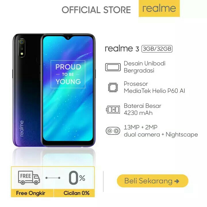 realme 3 MediaTek Helio P60 4230mAh battery