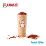 B6 - red bean milk tea mixue