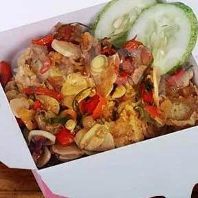 ricebox ayam geprek sambal matah 