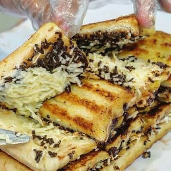 roti bakar coklat double keju