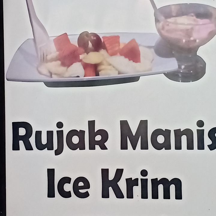 rujak manis es krim