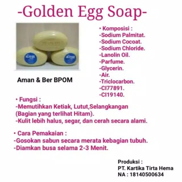 sabun telur korea pemutih