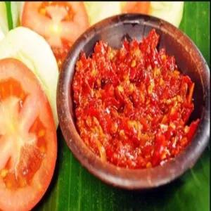 sambal penyet merah