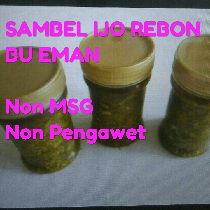 sambel bawang dan sambal ijo rebon