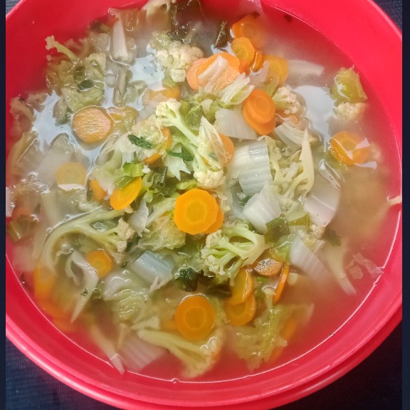 sayur bungo lobak campur sari