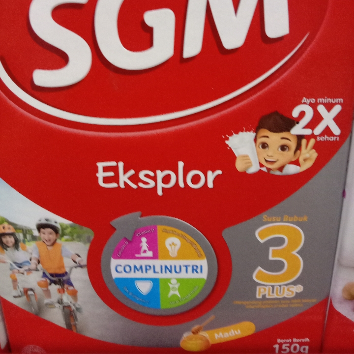 sgm Eksplor 3plus Madu 150g