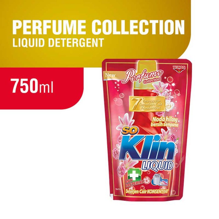 so Klin Liquid Detergent Red Refill 800ml