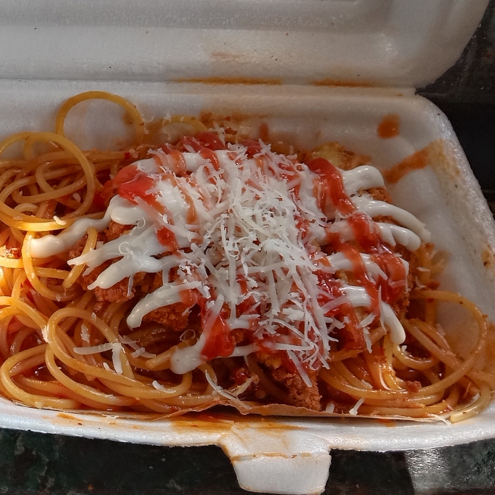 spageti katsu