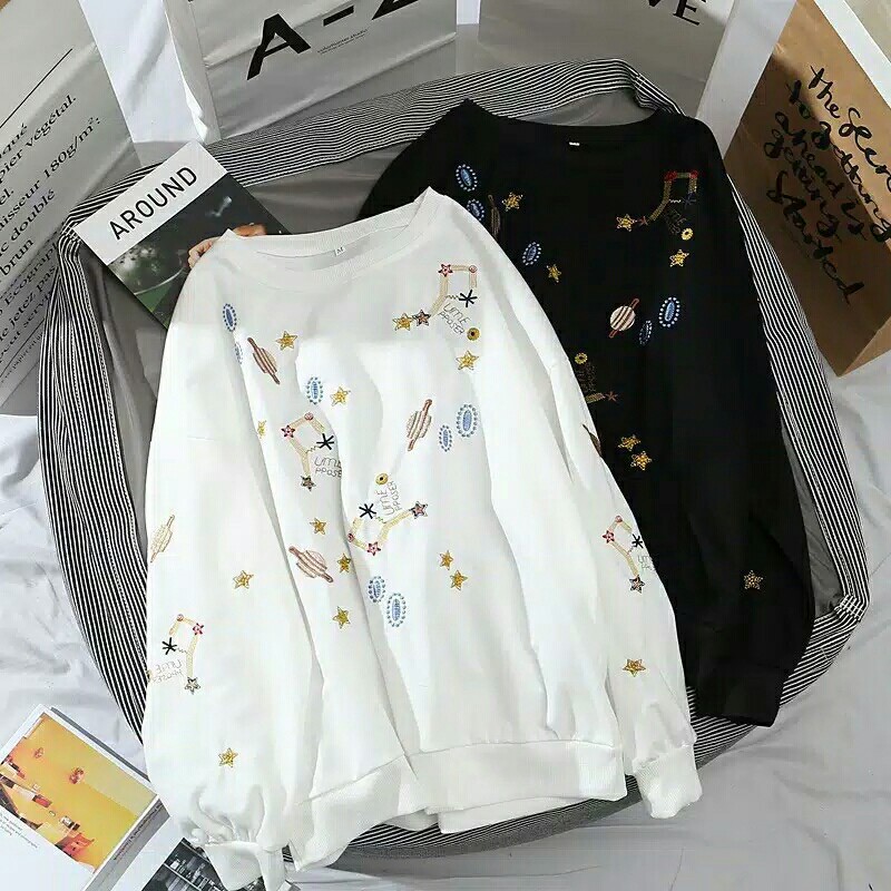 star sweater - atasan wanita -sweater wanita - pakaian wanita - sweate