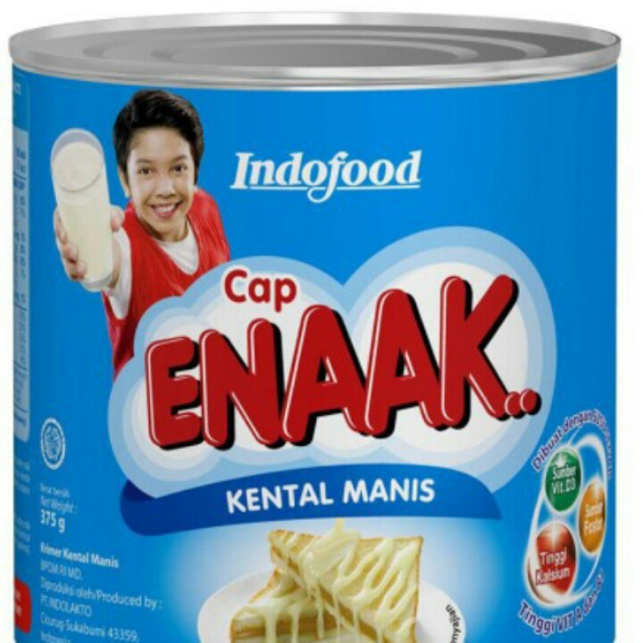 susu enak kaleng putih