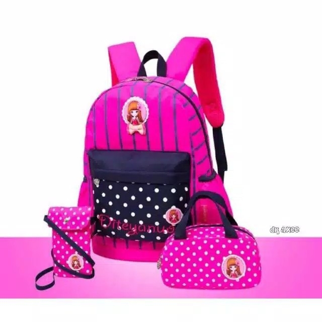 tas anak tas wanita BARBY POLKA  3