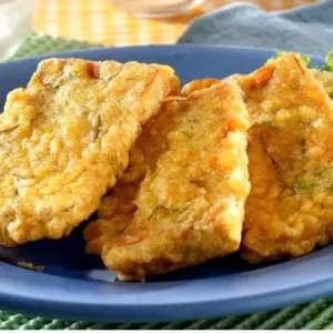 tempe goreng isi 5 es teh atau panas