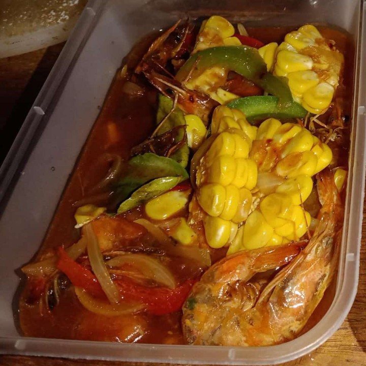 udang saus padang