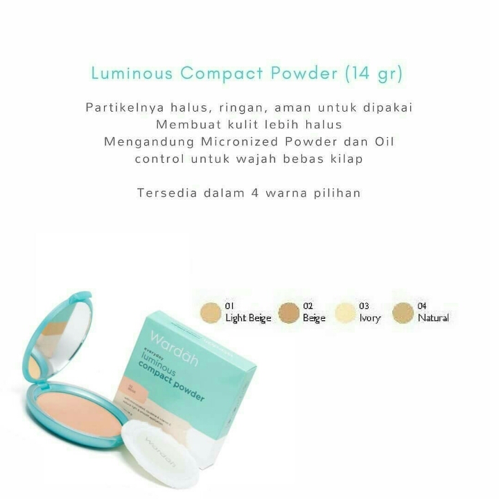 wardah compact powder