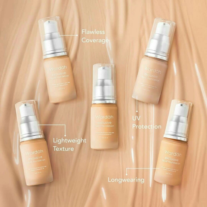 wardah exclusive foundation 