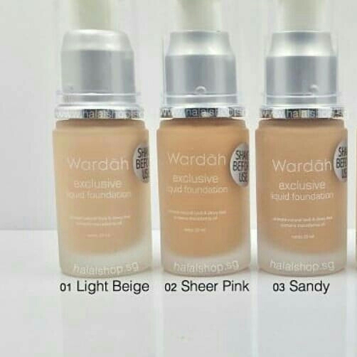 wardah exclusive foundation  2