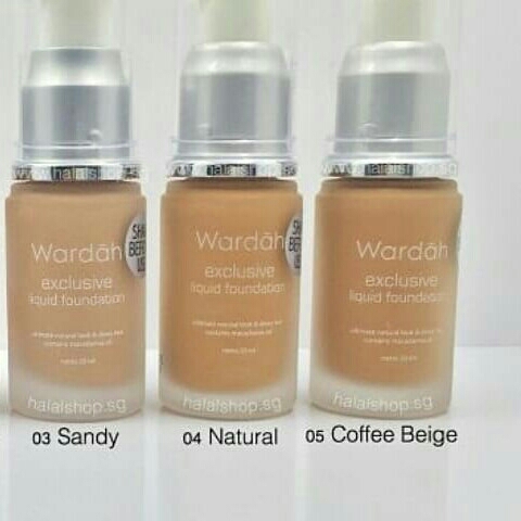 wardah exclusive foundation  3