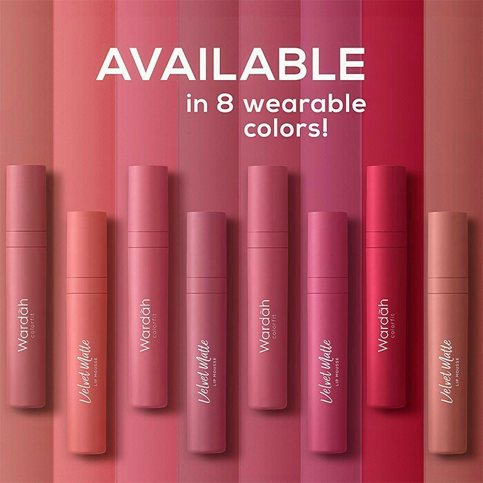 wardah velvet matte