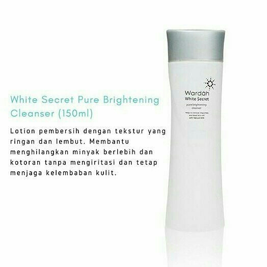 wardah white secret milk cleanser 